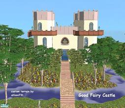 Sims 2 — Good Fairy Castle by millyana — Devoted2rusty inspired me! Do you need another castle? This one is light,