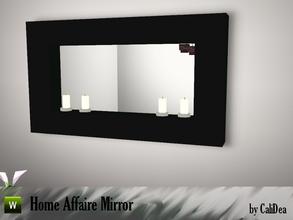 Sims 3 — Home Affaire Mirror by CaliDea — Home Affaire Mirror by CaliDea TSR with 4 Lightpoints. Usable as a Mirror.