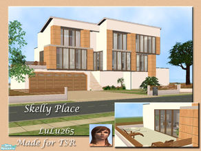 Sims 2 — Skelly Place  by Lulu265 — This house was requested by Skelly104. 3 stories, 4 bedrooms, 3.5 bathrooms. Also has