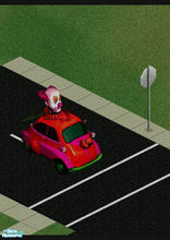 Sims 1 — The Sinister Clown Car by MasterCrimson_19 — This is known as the \"Sinister Clown Mobile!\" Have fun