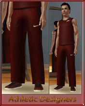 Sims 3 — Athletic Designers - Pants-Teen by terriecason — An athletic compilation for the sim who plays in style. Four