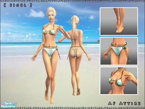 Sims 2 — [ Sigel ] - Aqua by Screaming_Mustard — A new set of swimsuits build on a new ~super curvy~ mesh for you guys.