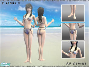 Sims 2 — [ Sigel ] - Blue by Screaming_Mustard — A new set of swimsuits build on a new ~super curvy~ mesh for you guys.