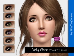 Sims 3 — Girly Glare Contact Lenses by MissDaydreams — Girly Glare Contact Lenses are perfect for Sims who want their