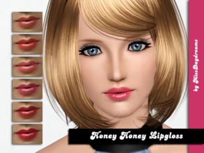 Sims 3 — Honey Honey Lipgloss by MissDaydreams — Honey Honey Lipgloss - lovely vivid colours, sweet as honey. Your Sims