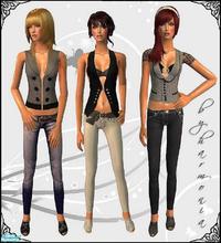Sims 2 — Follow Me by Harmonia — adult & young adult everday outfits