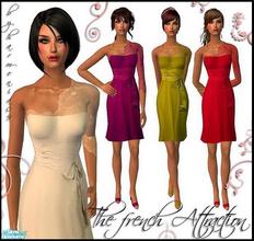 Sims 2 — The French Attraction by Harmonia — 4 Excellent Dress