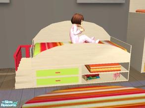 Sims 2 — Jennifer - Toddler Bed by EarthGoddess54 — This is a new mesh, make sure to get this for any recolors you may