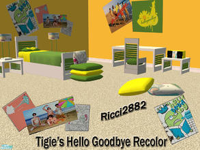 Sims 2 — Tigie\'s Hellogoodbye Recolor by TheNumbersWoman — This is a special request from TigieRocks for a Hellogoodbye