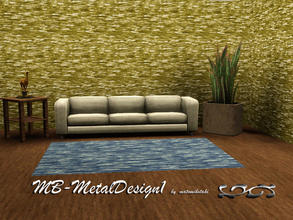 Sims 3 — MB-MetallDesign1 by matomibotaki — Metal pattern in dark brown, yellow and light grey, 3 channel, to find under