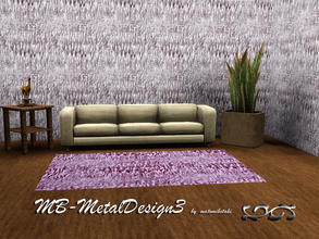 Sims 3 — MB-MetallDesign3 by matomibotaki — Metal pattern in dark brown, grey and light grey, 3 channel, to find under