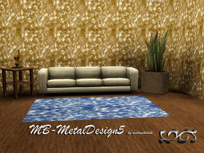 Sims 3 — MB-MetallDesign5 by matomibotaki — Metal pattern in dark brown, yellow and light yellow, 3 channel, to find