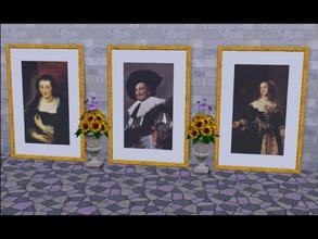 Sims 3 — Paintings - Smiling Is Good for the Soul! by ryuuta — Various paintings from the Renaissance to the 20th century