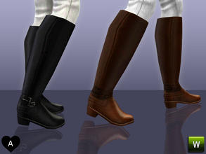 Sims 3 — Riding boots by agapi_r — 