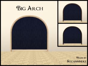 Sims 3 — Big Arch (3x1) by Suzannneke — A big arch for a big entrance. Made by Suzannneke. Will not work for diagonal