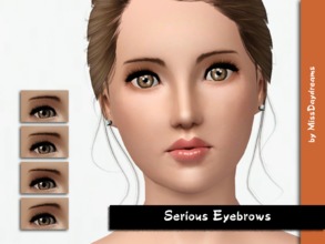 Sims 3 — Serious Eyebrows by MissDaydreams — Serious Eyebrows are perfect for all Sims, not just for those who have no