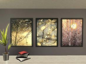 Sims 3 — The Frozen Branches by ung999 — The Frozen Branches by Raymond Gehman - three paintings in one file - cloned