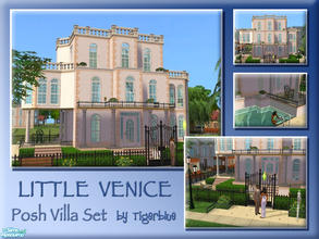Sims 2 — Little Venice - Posh Villa Set by Tigerblue — Two smart, Italianate villas suitable for a family or an indulgent