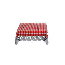 Sims 3 — Lace Trim Tablecloth 1x1 by LilyOfTheValley — This tablecloth can be used for EA's 1x1 square table or any other