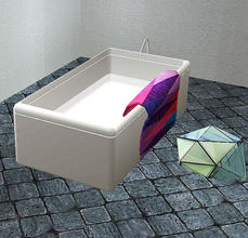 Sims 2 — Ryon - bathtub by steffor — 
