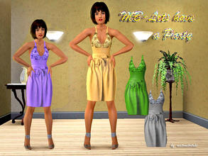 Sims 3 — MB-Lets_have_a_Party by matomibotaki — New party-dress by matomibotaki, recolorable.