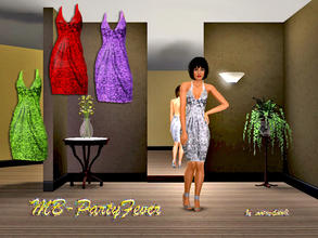 Sims 3 — MB-PartyFever by matomibotaki — New recolorable partiy-dress for you sims-ladies, by matomibotaki.