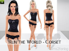Sims 3 — Run the World - Corset for TEEN by sims2fanbg — .:Run the World for TEEN:. Corset in 3