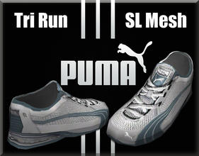 Sims 3 — Puma Tri Run SL Mesh Running Sneakers by terriecason — The Cat's got your back when it's a PUMA! Four