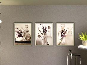 Sims 3 — Lavender by ung999 — Lavender by Julie Greenwood Three paintings in one file Cloned from EA's painting dive pin