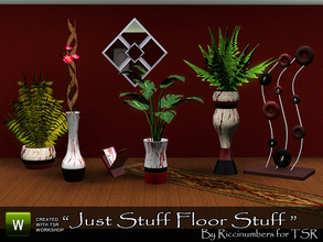 Sims 3 — Just Stuff Floor Stuff by TheNumbersWoman — More Needless Stuff for your Sims home. Just some floor