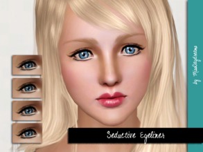 Sims 3 — Seductive Eyeliner by MissDaydreams — Seductive Eyeliner is a 2-colours eyeliner which will give your Sims