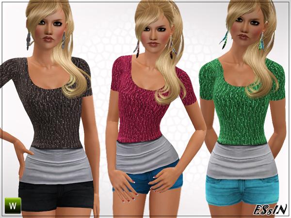 Sims 3 — Glamour Outfit by ESsiN — Glamour Outfit by ESsIN *3 Recolorable Parts *Everday-Formal *Y.Adult-Adult