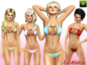 Sims 3 — Exotic Set ~ Accessories Chain Bikini Top by Harmonia —  If you want to with jeans...If you want to with sexy