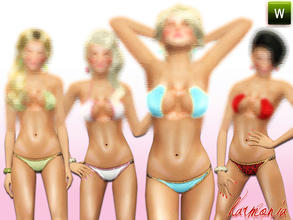 Sims 3 — Exotic Set ~ Accessories Chain Bikini Bottom by Harmonia — - We make it simple. You make it sexy. - Link up with