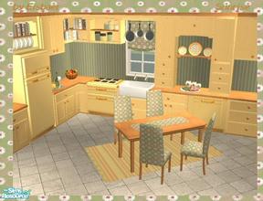 Sims 2 — Sunrise Kitchen by Eisbaerbonzo — I thought about a place where I want to have my breakfast during holidays and