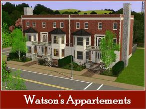 Sims 3 — New Riverview Appartements by Youlie25 — Here is a new house of my Riverview. I called it Watson's appartements,