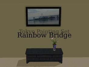 Sims 2 — Tokyo Paintings Set - Rainbow Bridge by Efui — This painting is a recolour of the basegame painting
