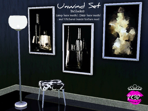 Sims 3 — Unwind Corner Set by Pink3_Princess — Unwind Corner Set includes 2 new meshs and one textured modified maxis