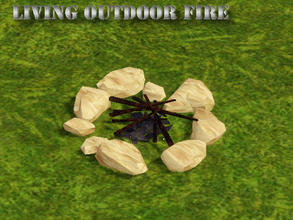 Sims 3 — LIVING OUTDOOR FIRE by abuk0 — LIVING OUTDOOR FIRE by abuk0