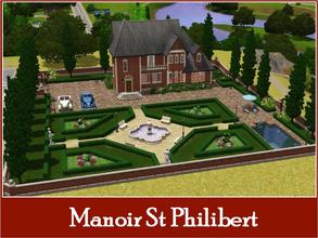 Sims 3 — New Riverview House Manoir St Philibert by Youlie25 — Here is a new house, Manoir St Philibert. I make two