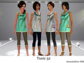 Sims 3 — fantasticSims Tunic 52 by fantasticSims — Tunic 52 with leggings. Designed for YA/A female sims, casual yet
