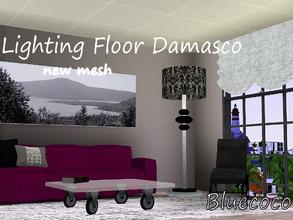 Sims 3 — Lighting floor Damasco by bluecoco2 — Lighting floor Damasco - new mesh - created by Bluecoco for Sims3