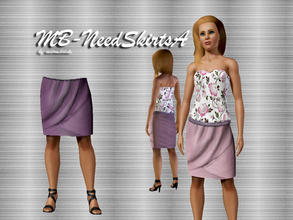 Sims 3 — MB-NeedSkirtsA by matomibotaki — Nice skirt for your sims ladies, by matomibotaki, recolorable.