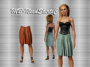 Sims 3 — MB-NeedSkirtsC by matomibotaki — Nice skirt for your sims ladies, recolorable, by matomibotaki.
