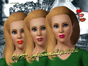 Sims 3 — MB-AromaLipstick by matomibotaki — New recolorable lipstick for your simsladies, by matomibotaki.