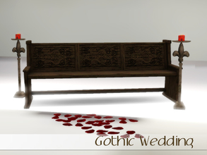 Sims 3 — Gothic Wedding by Angela — Gothic Wedding extra's made for Simspiration Issue 2 now available. Set contains
