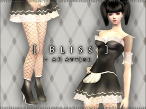Sims 2 — [ Bliss ] - AF Attire by Screaming_Mustard — A cute maid outfit for your AF Sims to dress up in : ) NEW MESH!