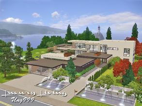 Sims 3 — Luxury Living by ung999 — A large luxury modern building which includes : Main Floor - large entry foyer