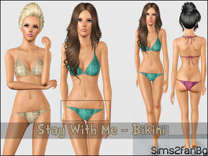 Sims 3 — Stay With Me - Bikini by sims2fanbg — .:Stay With Me:. Bottom swimwear in 3 recolors,Recolorable,Launcher