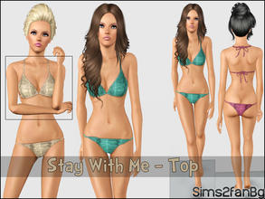 Sims 3 — Stay With Me - Top by sims2fanbg — .:Stay With Me:. Top swimsuit in 3 recolors,Recolorable,Launcher Thumbnail. I